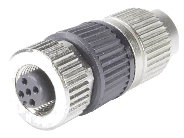 Circular Connector w. Harax M12 L 3P F Circular Connector w. Harax M12 L 3P F